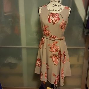 EVA MENDES FIT ABD FLARE DRESS